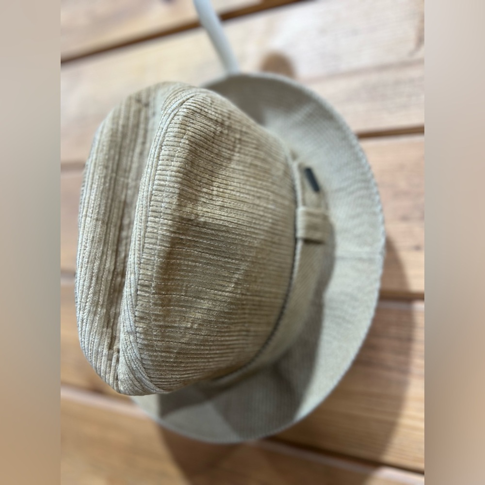 Vintage Botany 500 Corduroy Fedora Hat – Camel Tan Classic Style (Medium)